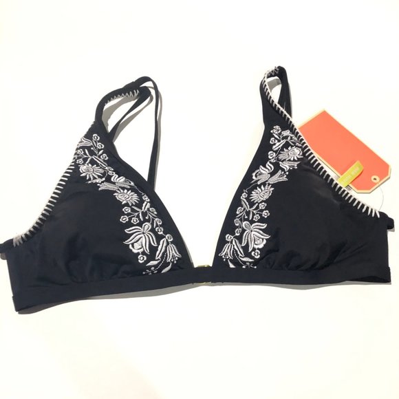 Gianni Bini Womens Embroidery Over Shoulder Bra M - Picture 1 of 10